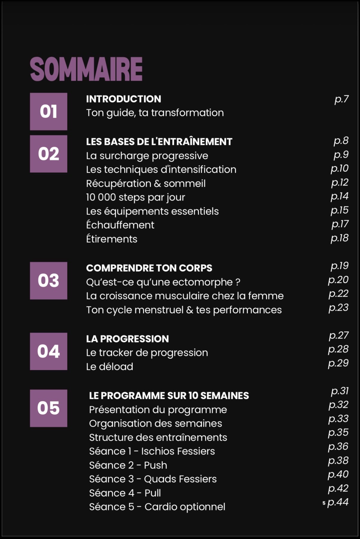 Booty Sculpt - Programme 10 semaines