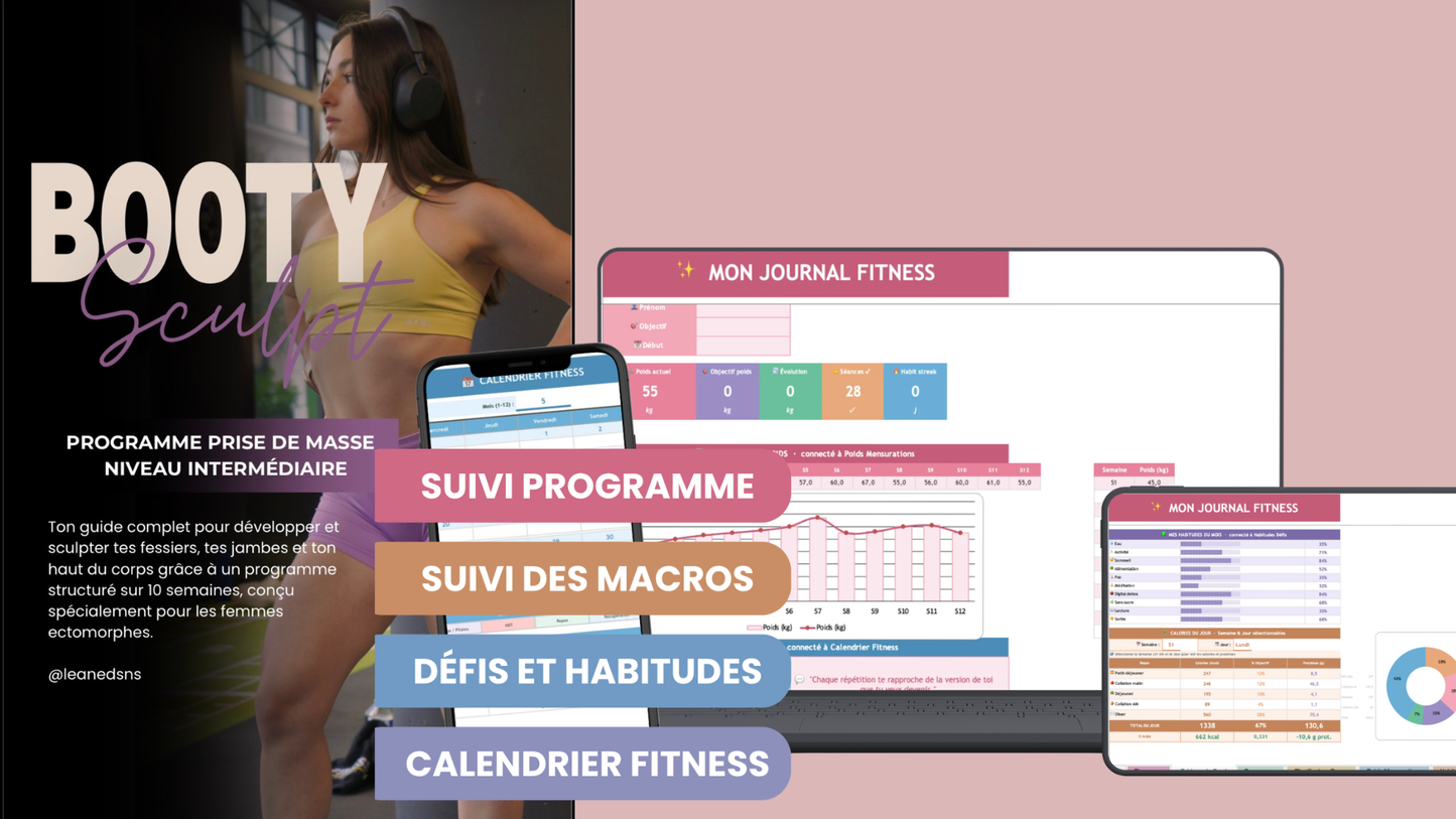 Booty Sculpt + Planner Fitness